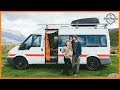 Van Conversion on a Budget with a Wood Burner! - Van Tour