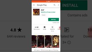 K G F game apps screenshot 1