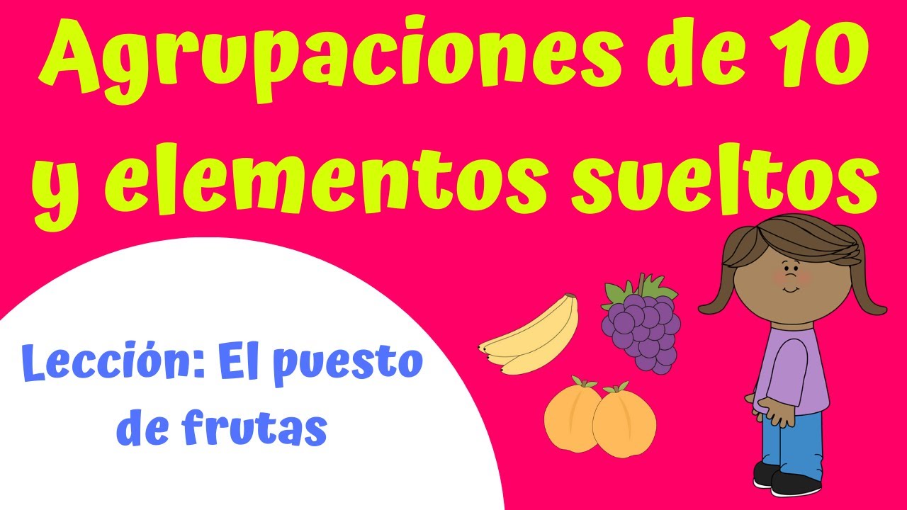 LECCIÓN: EL PUESTO DE FRUTAS - MATEMÁTICAS SEGUNDO GRADO PRIMARIA - YouTube