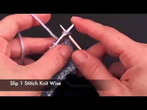 Learn How to Knit: Tutorial on Performing a Slip, Slip, Knit (SSK) Decrease Stitch