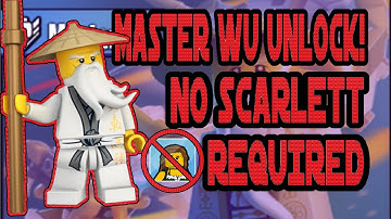 MASTER WU UNLOCKED!  No Scarlett Required!  Free to Play Obtainable!  LEGO Legacy Heroes Unboxed