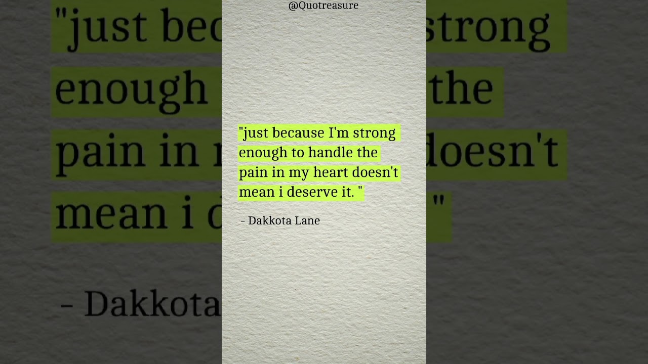 I Dont Deserve Pain😕      