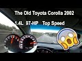 Toyota Corolla 2002 Top Speed