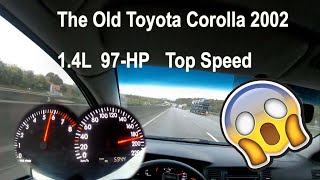 Toyota Corolla 2002 Top Speed
