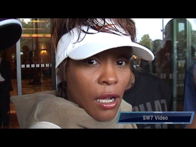 Whitney Houston & Bobby Brown in London 2004