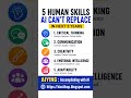 How to Stay Valuable in the Age of AI #AI #Skills