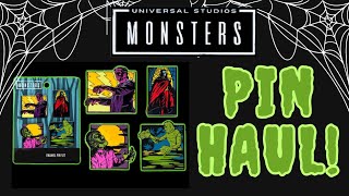 Universal Monsters Pin Haul! @YT_upwiththesun