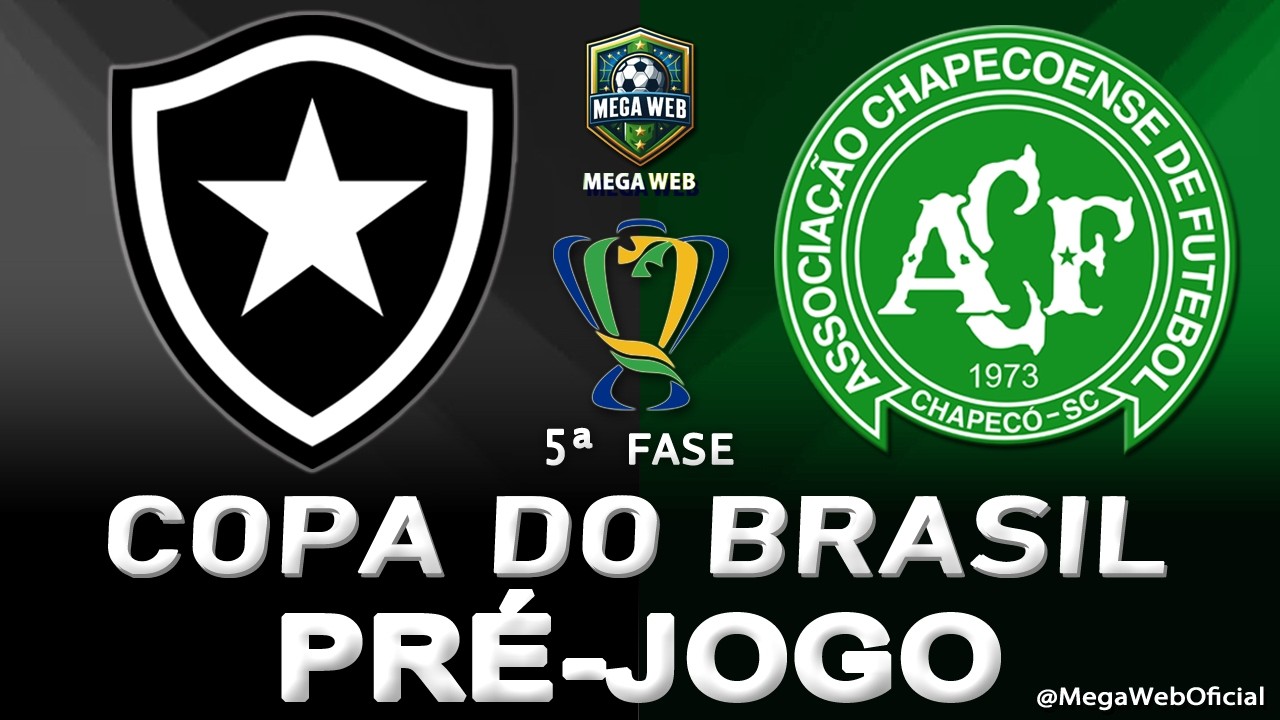 BOTAFOGO 1 x 0 CHAPECOENSE -- Pré-jogo (COPA DO BRASIL 2026 -- 5ª Fase ...