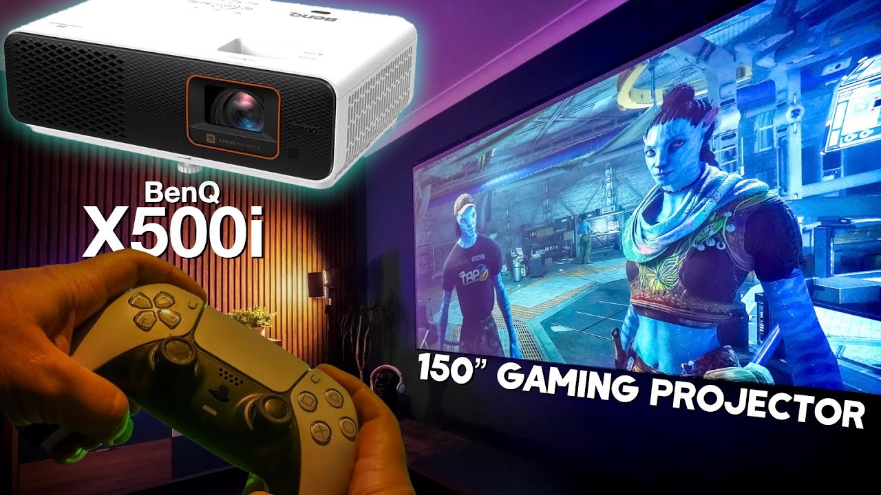 BenQ X500i 4K 4LED Gaming Projector for PS5 XBOX Movies & TV - YouTube