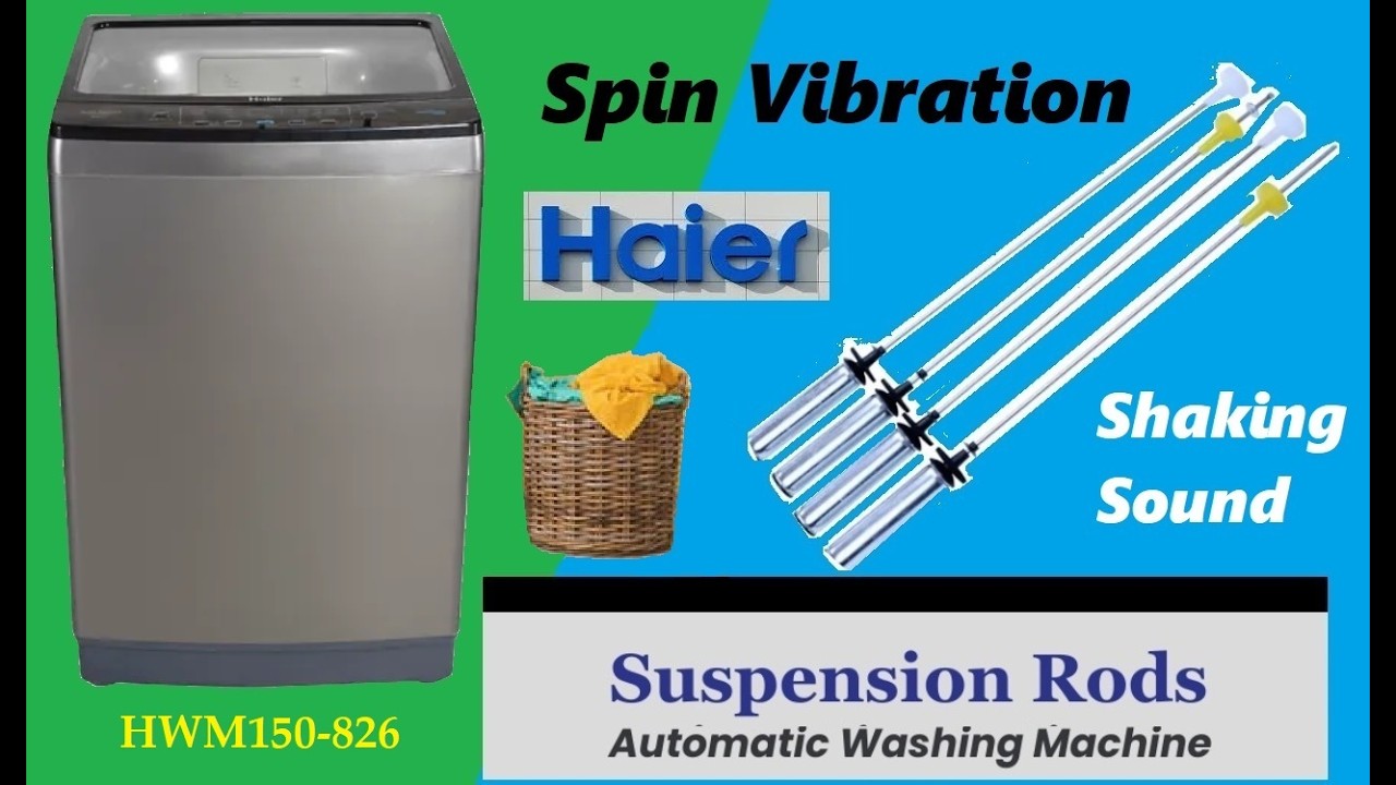 Haier | Fully Automatic Washing Machine Replace Suspension Rods | MrAJdot