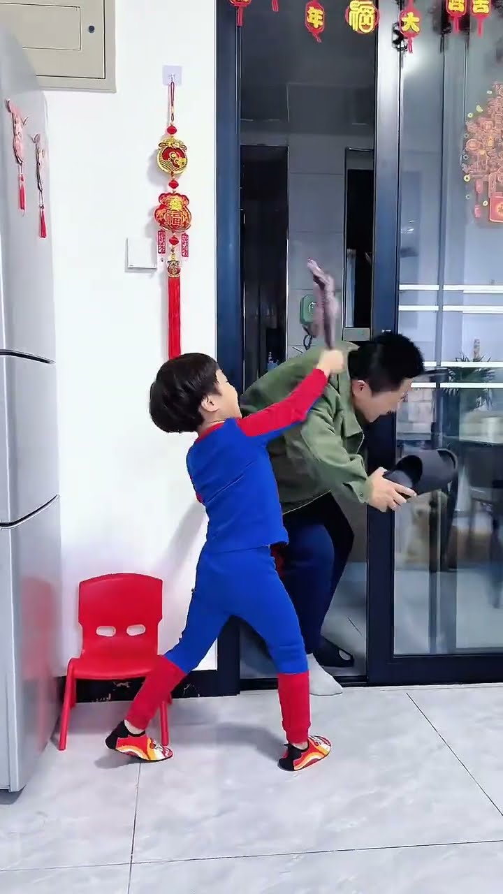 本来想逗逗儿子，这下尴尬了！#Cute baby#Cute#呆萌小米宝#聪明宝宝#萌娃