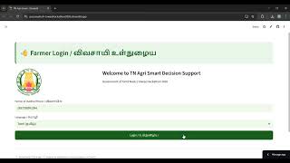 TN agri smart- Decision support platform for farmers
