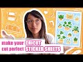 MAKE STICKERS AT HOME: how to set up a sticker sheet with your Cricut