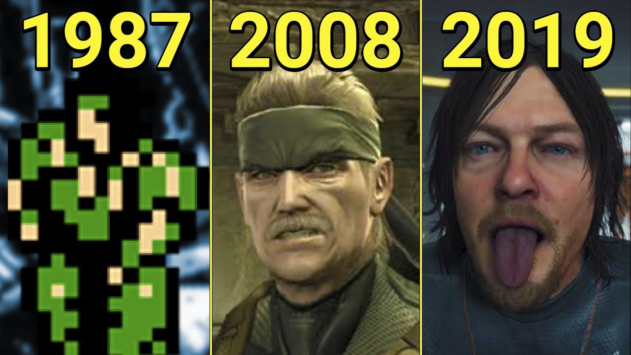 ฮิเดโอะ โคจิม่า  2022 Update  Evolution of Hideo Kojima Games 1987-2019