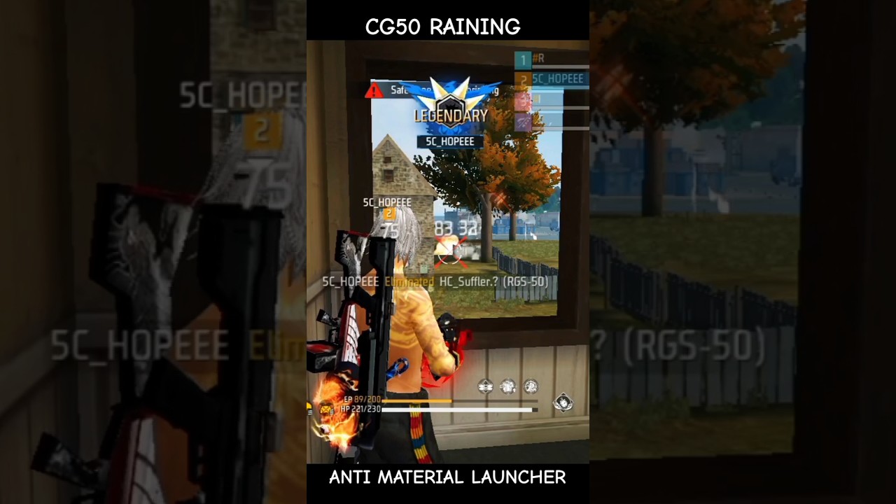 Raining of Anti Material Launcher 🤯 🤯