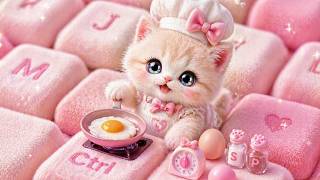 Drift Off Naturally into Deep Sleep with Gentle, Healing Music 🐱 Relieves Stress Music💗💗