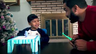 Father and Son Play "Don't Break The Ice" Game