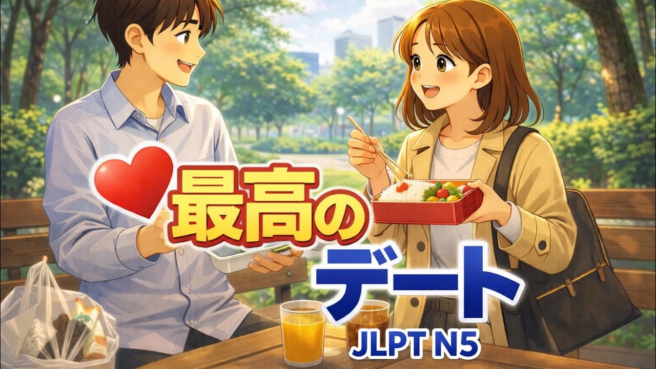 The Perfect Date 💕 | JLPT N5 Listening Practice | Easy Japanese Conversation