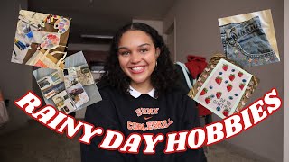 15 COZY BEGINNER HOBBIES FOR A RAINY DAY | painting, knitting, & more!