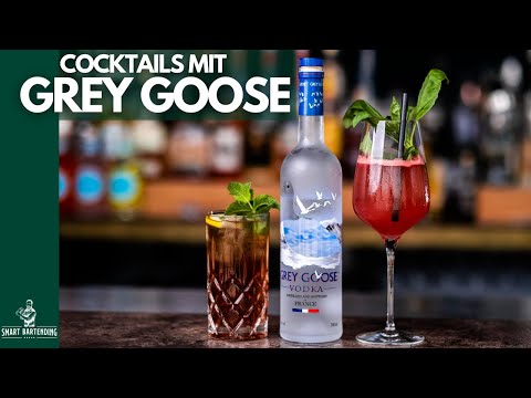 Einfache WODKA Cocktails mit GREY GOOSE! 🦢