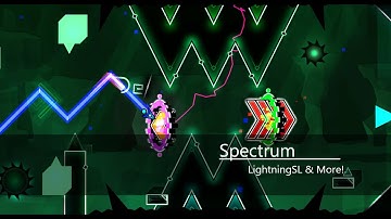 Spectrum - My First Finished "UltraCollab" - Geometry Dash 2.11 - LightningSL(me) & More!