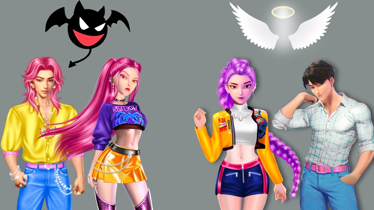 ✨Angel vs Demon Glow Up! Rumi, Jinu, Mira & Romance Saja Epic Transformation
