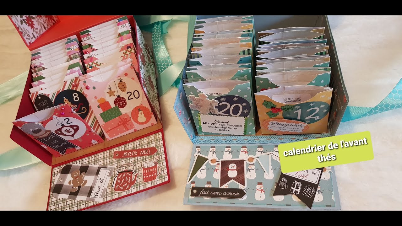 calendrier de l'avent pour sachet de thés 🎄🎄🎁🎁