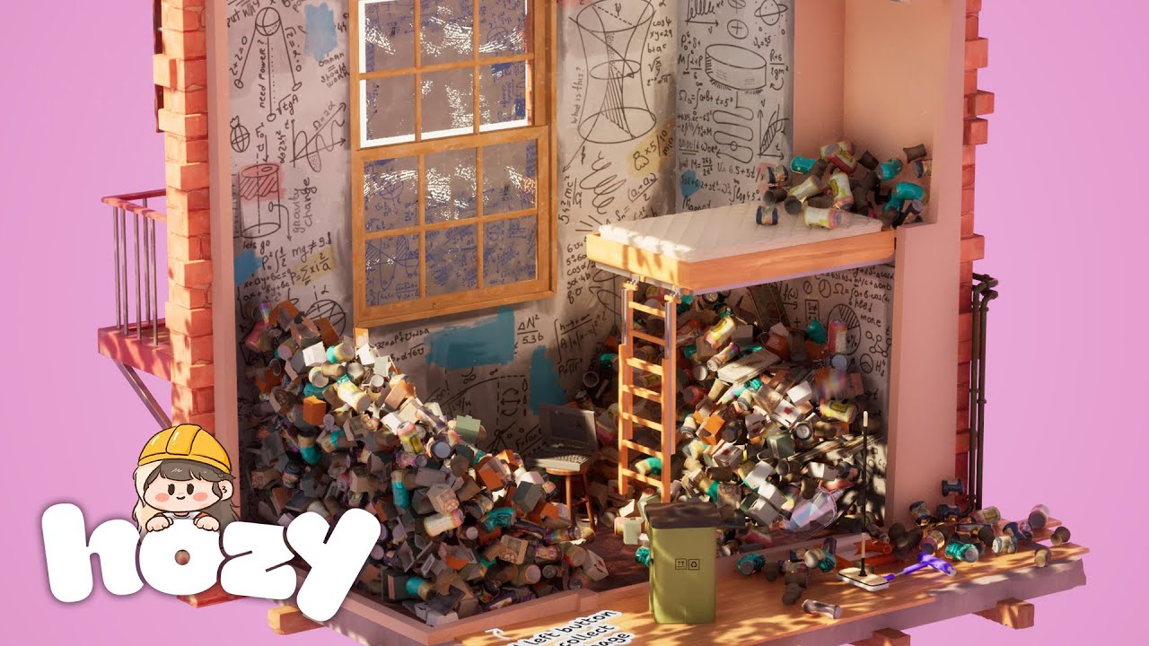 너무 재밌어서 없어지는 쓰레기 조차 아쉬운 방꾸미기 게임 [hozy]