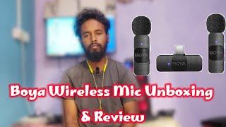 Boya Wireless Mic Unboxing & Review Vlog Video