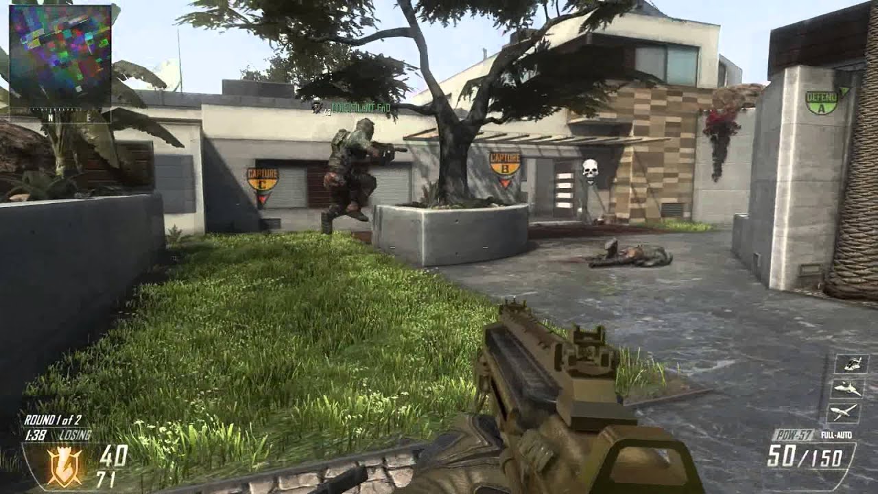 Black ops 2 | 50+ gameplay PDW-57 | Raid