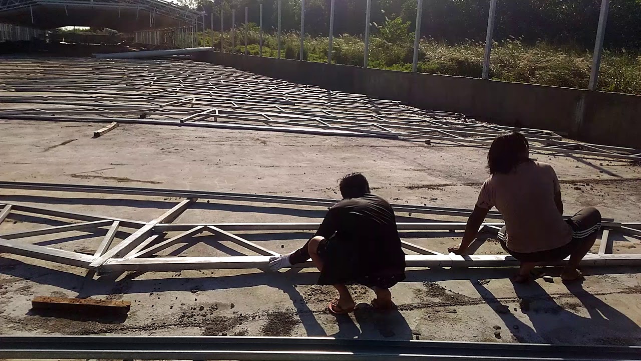 steel trusess work