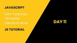Es6 Features Explained Part One