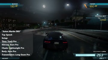 Aston Martin DBS Top Speed Test | NFS MW 2012