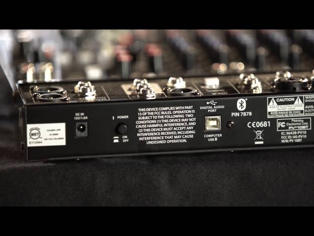 Микшерный пульт PEAVEY PV10 BT