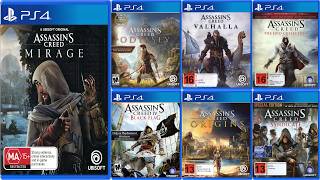 All 14 Assassins Creed Games On PS4 |  Playstation 4