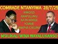 COMRADE NTANYIWA PA LIMPOPO FM NKHANGA ZAONA 28TH JULY 2025 COMRADE NTANYIWA PA LIMPOPO FM NKHANGA ZAONA 28TH JULY 2025