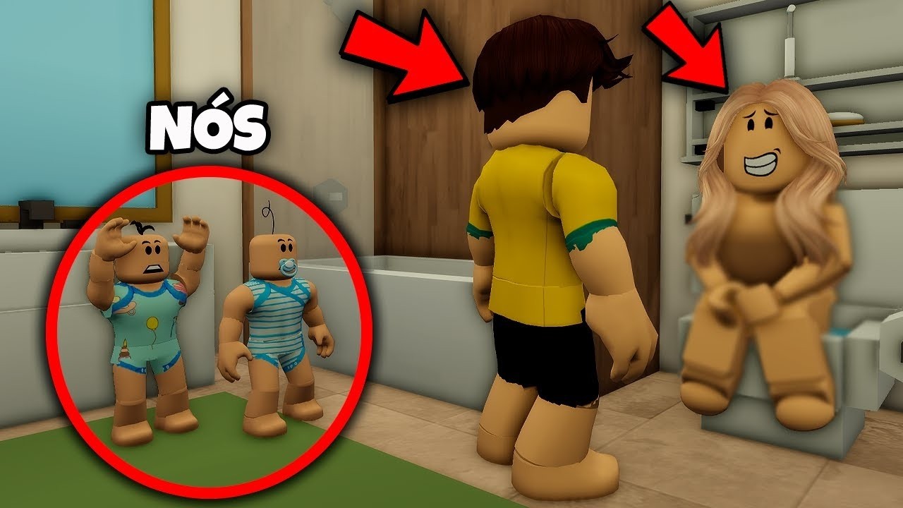 FINGI ser um BEBÊ para ESPIONAR UM CASAL APAIXONADO no BROOKHAVEN 😱🔥