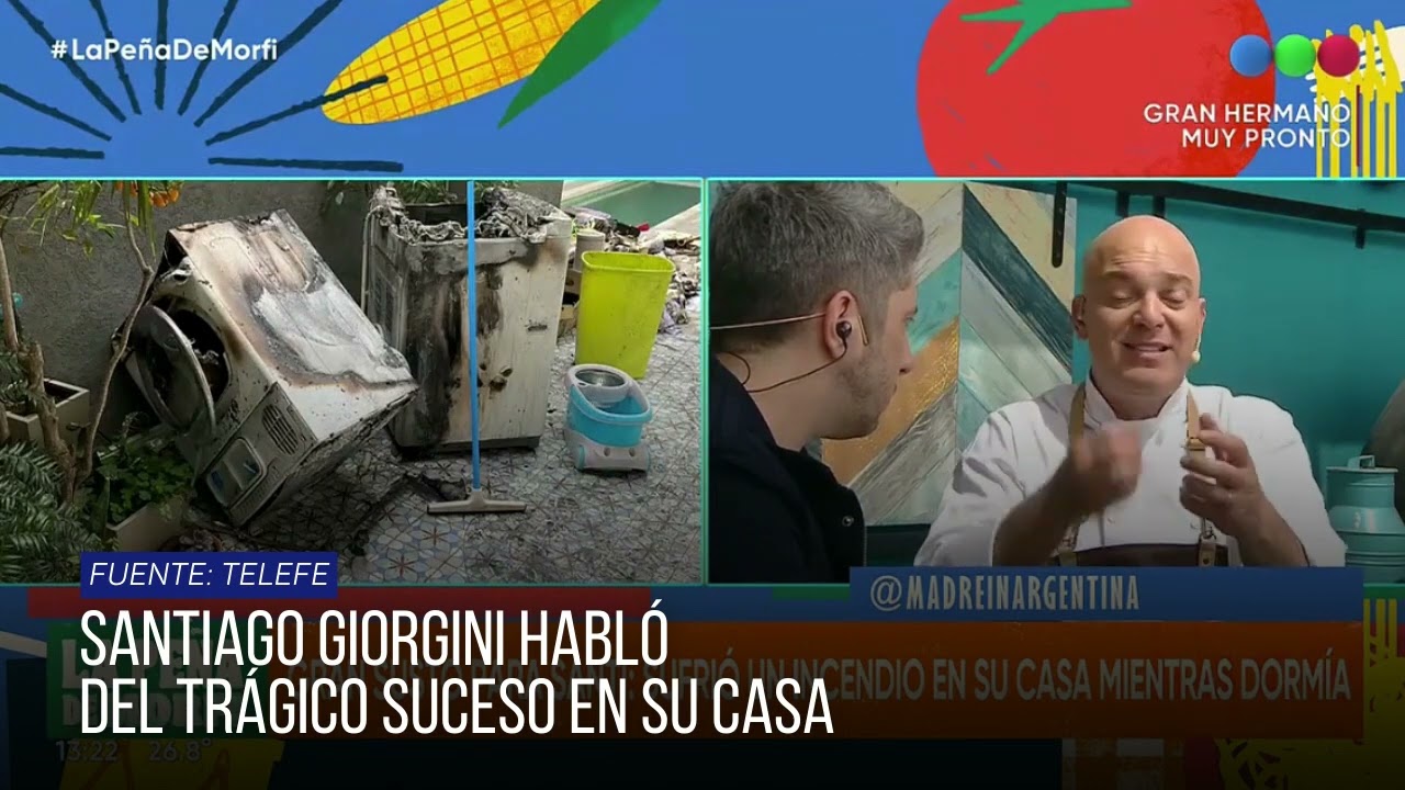 Santiago Giorgini habló del trágico suceso en su casa - Minuto Neuquén