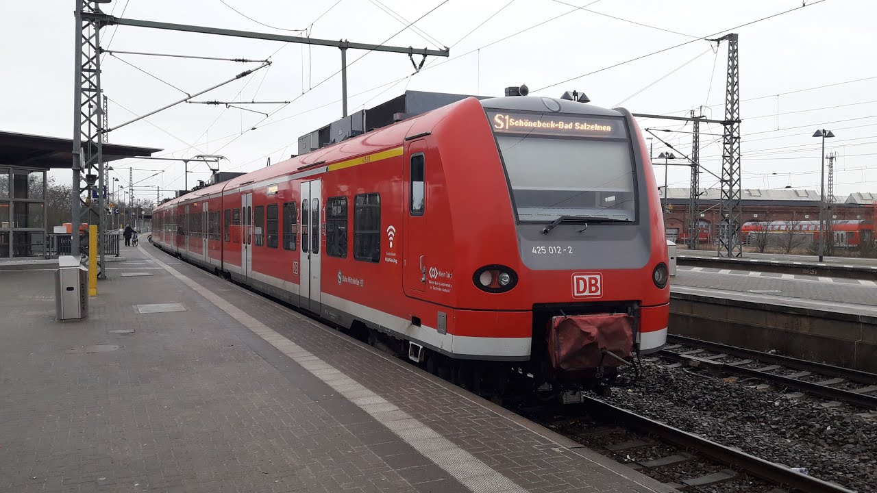 Mitfahrt | S1 von Wittenberge nach Schönebeck-Bad Salzelmen | S-Bahn Mittelelbe | Br 425
