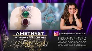 GEMS WITH EM FEBRUARY AMETHYST COMMERCIAL