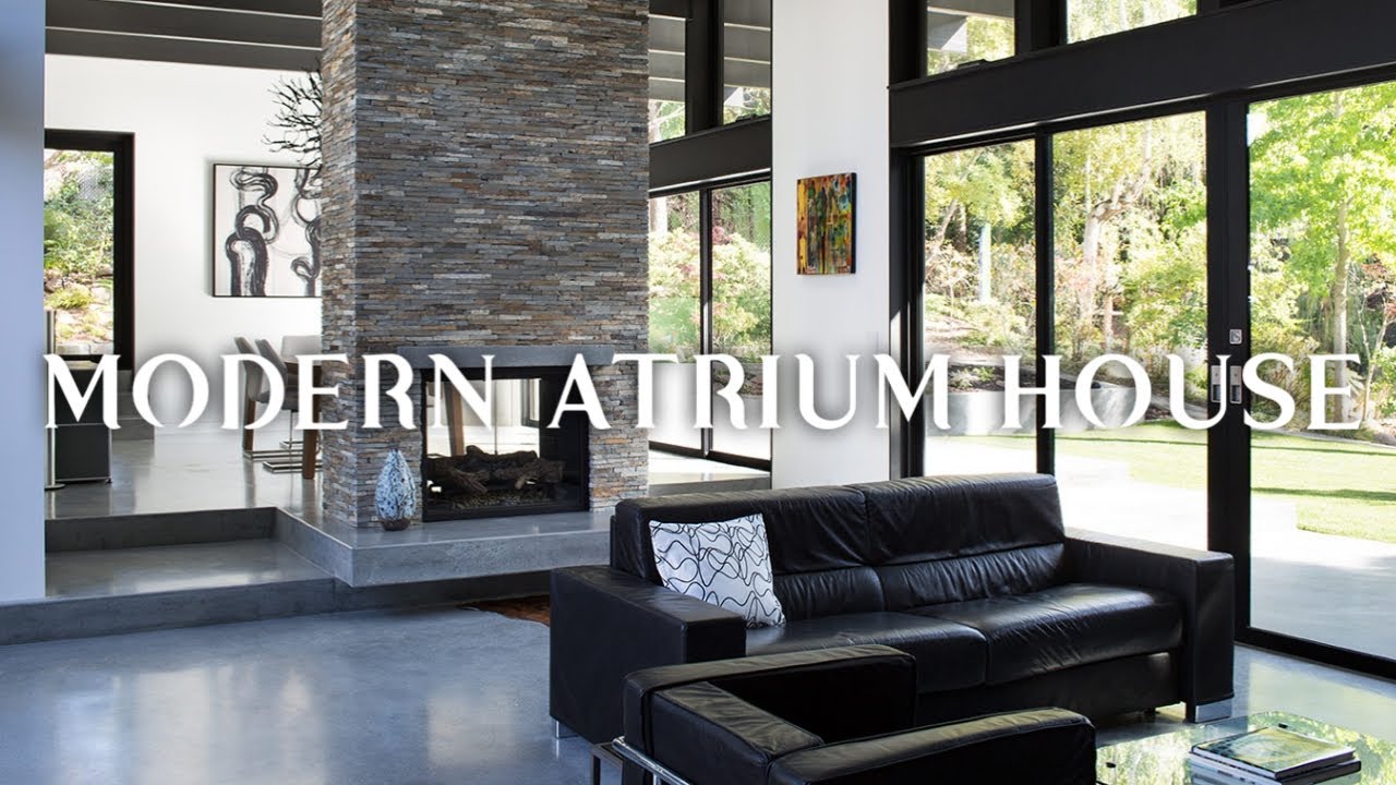 Atrium Modern Home Designs Modern Atrium House Inspired By Eichler