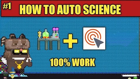 HOW TO AUTO HARVEST SCIENCE STATION IN GROWTOPIA ANDROID