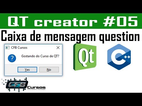 Caixa de Mensagem question / QMessagebox - Curso de QT Creator / C++ #05