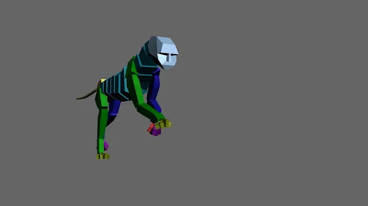 Animation 3ds Max - Locomotion Tiger Run Loop