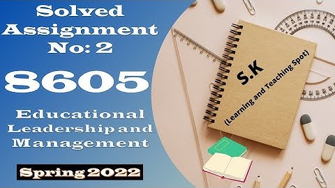 Aiou solved assignment | 8605 solved assignment no 2