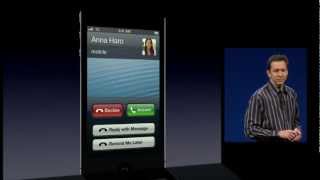 Phone Enhancements - Apple WWDC Keynote 2012  iOS 6 (Part 4-12)