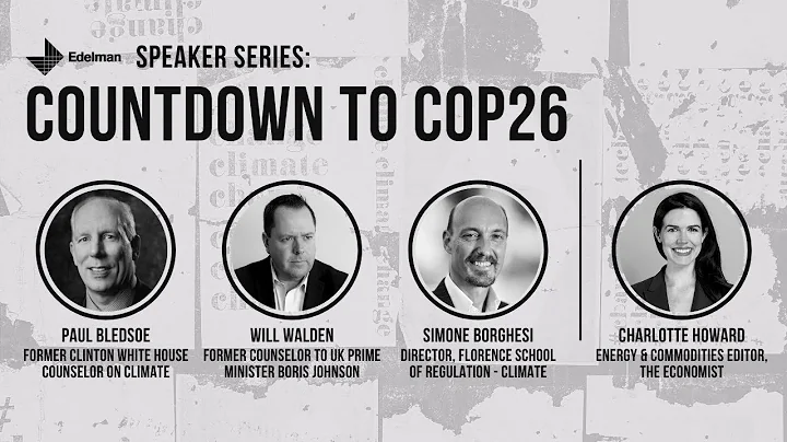 Speaker Series: Countdown to COP26