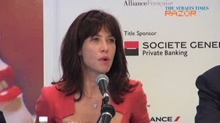 Cinema is like an orchid (Sophie Marceau press-con Pt 1)