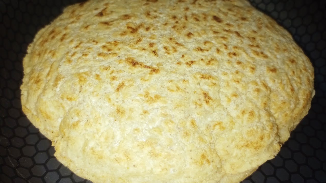 لا تخمير ولا عجن مكونين فقط  خبز الحمص المنتفخ/ فري جيلوتين  ناكل عيش ونخس/#خبز_صحي_لمرضي_السكري