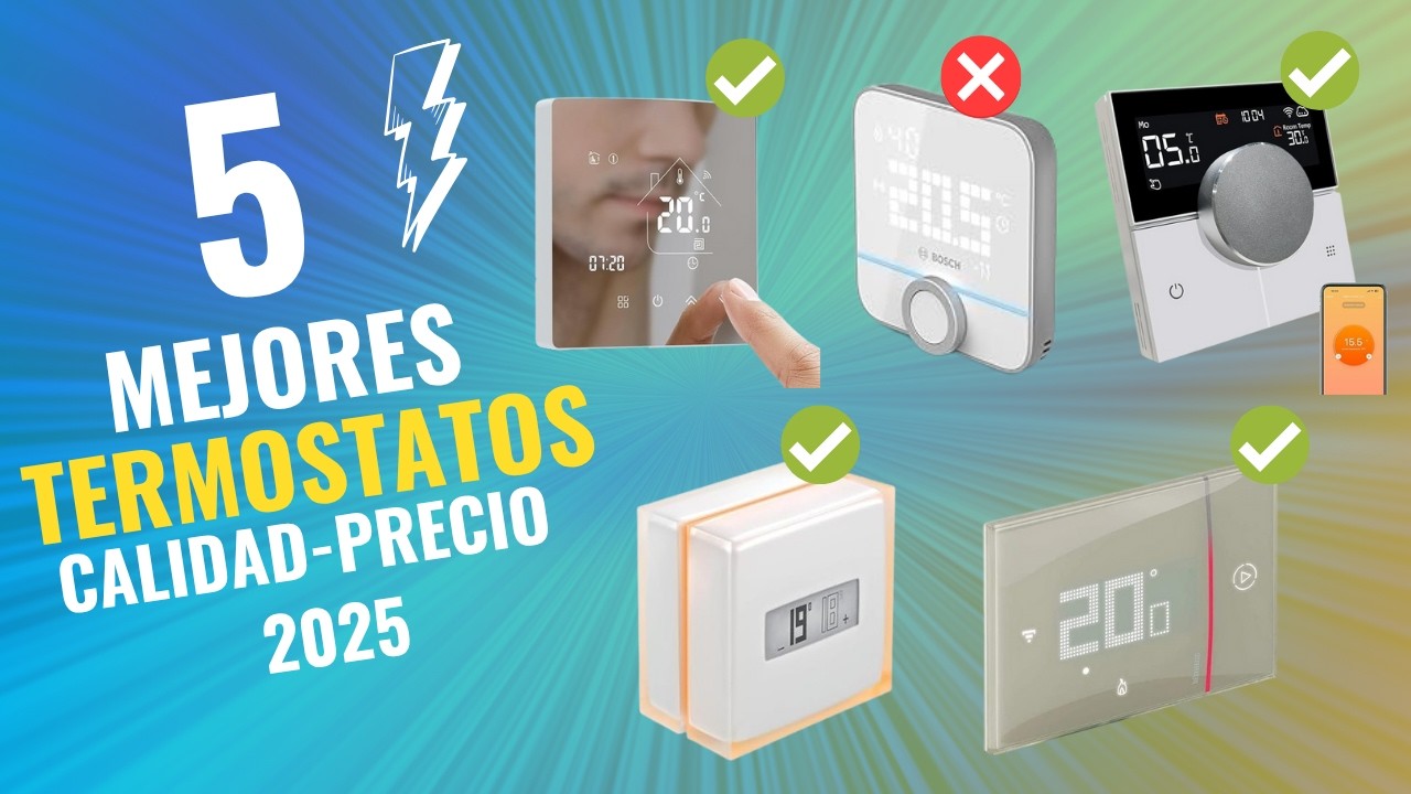🌡️🏠 Los 5 Mejores Termostatos Inteligentes de 2025 Calidad-Precio en Amazon ✅